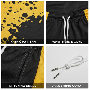 Vêtements de basketball personnalisés en gros, maillots et shorts de basketball entièrement sublimés, uniforme de basketball - Product Image 6