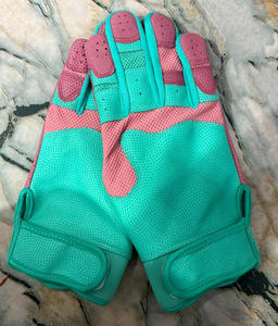 Gants de frappe de baseball pour adultes QASWA SPORTS, couleur personnalisée, ambidextres, fermeture VELCRO, respirants, séchage rapide, en cuir - Product Image 4
