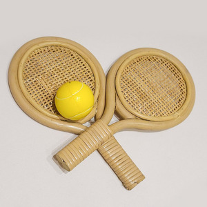 Juego de raquetas de tenis de ratán de excelente calidad para niños, juguete deportivo de simulación, producido en Vietnam. - Product Image 5