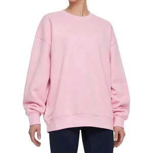 Sudadera de cuello redondo estampada para mujer, holgada, estilo casual deportivo, para estar en casa, precio al por mayor - Product Image 1