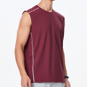 Débardeur de sport respirant et écologique pour homme, séchage rapide, idéal pour la gym et le jogging, 100 % polyester - Product Image 3
