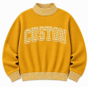 Suéter Oversize de Cuello Alto para Mujer, de Algodón y Felpa, con Hombros Caídos y Corte Relajado, Fabricante ODM - Product Image 1