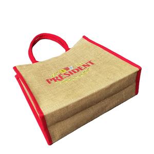 Wholesale Customizable Jute Grocery Shopping <b>Bag</b> with Logo Printing for Promotional Use - Product Image 5
