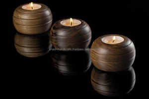 Soporte de luz de té de piedra de mármol hecho a mano con superficie pulida, perfecto para decoración de hotel, spa y sala de estar de lujo - Product Image 6