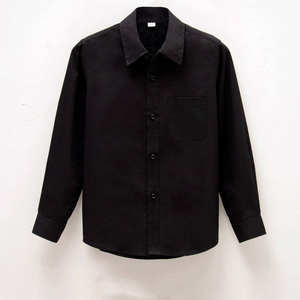 Camisa Escolar de Alta Calidad para Niños, Uniforme Escolar, Primaria, Blanca, Poliéster y Algodón, Sin Arrugas - Product Image 1