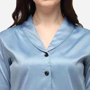 Conjunto de Pijama de 2 Piezas para Mujer, Cómodo, Transpirable, de Jersey, de Secado Rápido, con Cierre de Cordón, Traje de Dormir Cómodo - Product Image 6