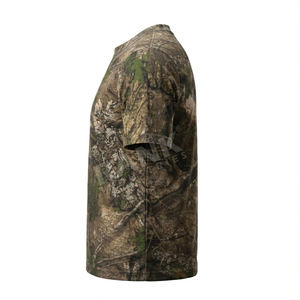 Camisetas de Caza Personalizadas, Camisa de Pesca con Camuflaje, Material Elástico Transpirable y Cómodo, Camisetas de Caza de Manga Corta con Efecto Deslavado - Product Image 4