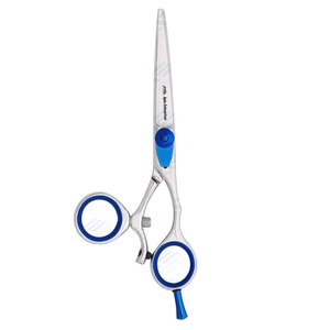 Couronne argentée bord convexe 6.0 pouces 440C cisaillement en acier Salon de coiffure style professionnel Instruments de beauté en acier de haute qualité - Product Image 1