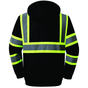 Veste de travail de sécurité, gilet réfléchissant haute visibilité pour la construction, l'entretien routier, le travail industriel et les travaux en extérieur - Product Image 3