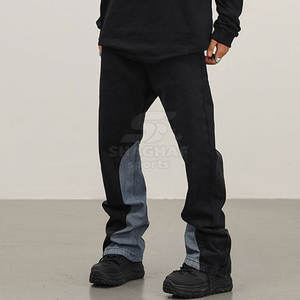 กางเกงยีนส์ผ้าพรีเมียมทรงสลิมสำหรับแฟชั่นสตรีทสุดเทรนดี้ สัมผัสนุ่มสบาย กางเกงผู้ชายแบบวอช - Product Image 3