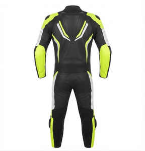Combinaison de moto en cuir sur mesure de qualité supérieure MotoCP Racing 1 pièce, équipement de conduite avec bosse niveau 2 CE, fabriquée sur mesure - Product Image 2
