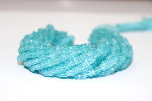 Venta al por mayor 4-5mm cielo apatita forma cuadrada cuentas 16 pulgadas cornalina natural cuentas lisas para la fabricación de joyas - Product Image 4