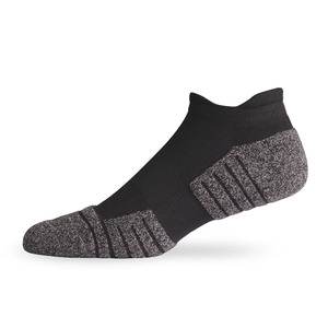 Men Ankle <b>Socks</b> Wool/Nylon <b>Black</b> Solid Color Standard Breathable Eco-Friendly Yoga Cuff Comfortable High Quality Low Cut Short - Product Image 2