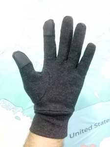 Wholesale Jacquard Nylon Sports Winter <b>Gloves</b> for Screen Compatible Thermal Windproof Water Resistant Cycling Hiking Outdoor - Product Image 2