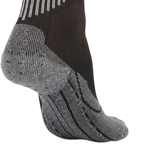 High Quality Unisex Crew <b>Socks</b> <b>Black</b> Gray Knitted Breathable Sports Regular Fit Summer Season - Product Image 6