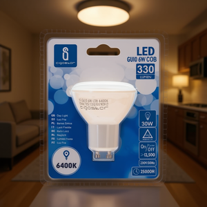 Lampadina LED Cigostar GU10 6W COB 6400K Luce Diurna per Retrofit e Aggiornamento - Product Image 3