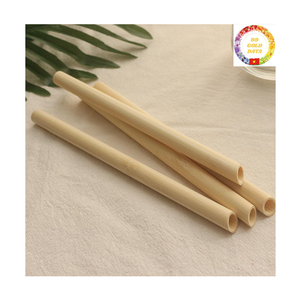<b>Bamboo</b> Drinking <b>Straws</b> | Eco Friendly Reusable Natural <b>Straws</b> 8mm 20cm Bulk OEM Manufacturer - Product Image 1