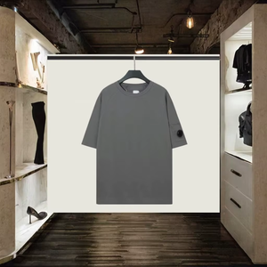 High Quality 100% Cotton Jersey Casual Regular Fit Short Sleeve Streetwear Men's T-shirts Anti-shrink Crew Neck 280g - Product Image 2
