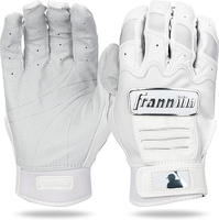 Gants de frappeur de baseball en cuir personnalisés OEM, marque privée, design personnalisé, haute qualité, main droite, respirants et rembourrés