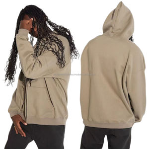 Sweats à capuche pour hommes en coton personnalisés sweat à capuche à fermeture éclair complète sweat vierge de haute qualité vestes à capuche à fermeture éclair vêtements de mode de grande rue - Product Image 5