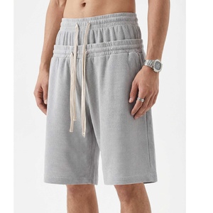 Shorts de sport pour hommes personnalisés avec logo, shorts d'entraînement pour hommes, shorts de fitness, shorts de course, shorts de sport délavés à l'acide pour hommes - Product Image 1
