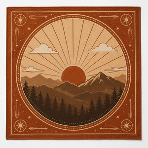 Bandana en toile de coton élégante et de haute qualité, respirante, écologique, séchage rapide, durable, unisexe, pour un style de vie actif, cyclisme, randonnée - Product Image 1