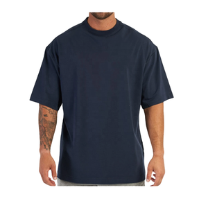 Camisetas Deportivas Casuales Blancas de Algodón 100% Personalizadas al por Mayor, Camisetas Extra Grandes de Verano Ecológicas y Transpirables para Hombre - Product Image 2