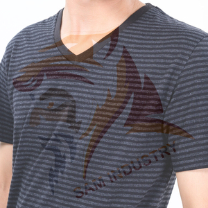 T-shirt pour homme en polyester respirant, design personnalisé, impression de logo sur mesure, séchage rapide - Product Image 6