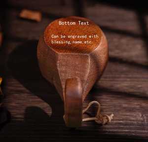 Wooden Kuksa Coffee Mug Natural Hand Carved Drinking Cup Rustic <b>Bar</b> <b>Tool</b> For Camping Tableware Gift for Travelers - Product Image 4