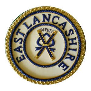 Badges de broderie maçonnique faits main avec fil de soie de sécurité, écussons de regalia brodés à la main pour uniforme - Product Image 6