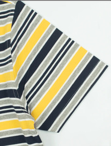 Camiseta de Algodón a Rayas con Costuras Finas, Material Suave al Tacto, Camiseta para Hombre, Venta al Por Mayor, Transpirable, Sublimada, Lisa 2026 - Product Image 2
