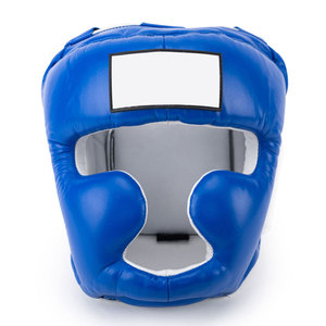 Protège-tête de boxe en cuir PU rouge pour adultes, unisexe, utilisation universelle - Product Image 3