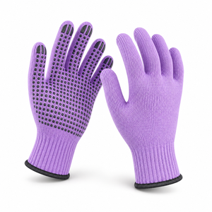 Gants antidérapants en coton à pois, respirants et flexibles, ajustement sûr pour l'utilisation en entrepôt, le jardinage et l'emballage - Product Image 1