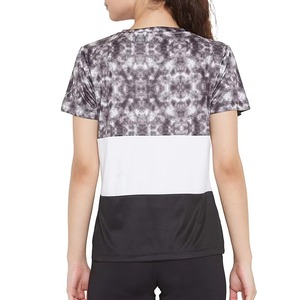 Women's Custom Printed Summer Long Casual Loose Fit Crew Neck T-shirts Soft 100% Cotton Breathable High Quality 180g for Sale - Product Image 5
