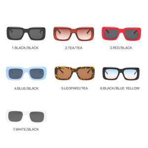 High Aesthetic Value Minimalist Box <b>Sunglasses</b> Retro Outdoor Street Photography Women's <b>Sunglasses</b> - Product Image 4