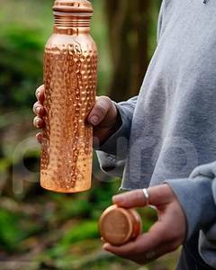 Premium Plain <b>Copper</b> <b>Drinking</b> <b>Bottle</b> - Product Image 5