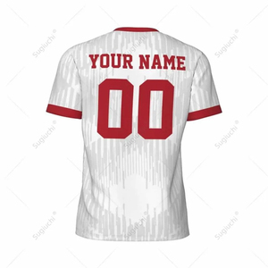 เสื้อกีฬาสไตล์วินเทจแบบสั่งทำพิเศษ พิมพ์ลายด้วยความร้อน ปิดด้วยเชือกผูก ชุดทีม ระบายอากาศได้ดี เสื้อกีฬา เสื้อสำหรับนักกีฬา - Product Image 6
