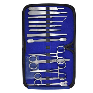Juego de 9 Piezas para Sutura de Cirugía Menor, Kit de Entrenamiento Quirúrgico de Acero Inoxidable, Herramientas de Práctica Reutilizables para Estudiantes de Medicina y Profesionales - Product Image 2