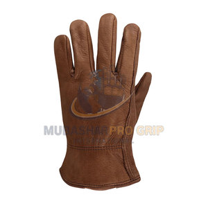Gants de travail en cuir grainé durable avec une adhérence améliorée pour une efficacité accrue sur le lieu de travail - Product Image 4