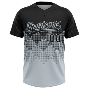 เสื้อเบสบอลซอฟต์บอลแบบสองกระดุมสั่งทำพิเศษสำหรับเด็ก วัยรุ่น ผู้ชาย ผู้หญิง ชุดกีฬา ผู้จัดจำหน่าย - Product Image 1