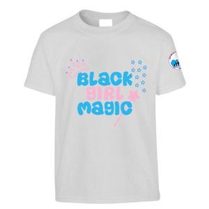 T-shirt blanc à manches courtes pour jeunes, col rond décontracté, pour tous les jours, école, vêtements confortables et activités quotidiennes - Product Image 1