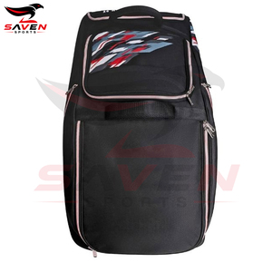 Custom Logo Heavy Duty Large Cricket <b>Travel</b> <b>Bag</b> <b>Wheeled</b> Duffel Gear Holdall <b>Bag</b> with Bat Pocket Shoe Compartment for Player - Product Image 4