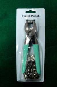DK-945B 7mm Eyelet Pliers with 100pcs Eyelets | <b>Grommet</b> Eyelet Pliers Kit - Product Image 2