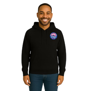 Sweat-shirt à col rond noir pour homme, décontracté, à manches longues, pull-over, streetwear quotidien, vêtements confortables pour un style de vie actif - Product Image 1
