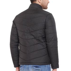 Service OEM, conception personnalisée, couleurs sur mesure, veste à bulles décontractée pour hommes, haute qualité, écologique, respirante, col montant, veste d'hiver - Product Image 3