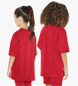 Conjunto de verano para niños, camiseta de manga corta con pantalones cortos a juego, ropa de dormir para niños y niñas, conjunto de camiseta y pantalones cortos de algodón - Product Image 5