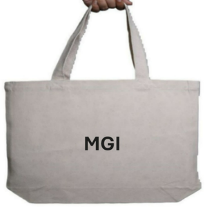 Eco-Friendly 100% Organic Calico Cotton Canvas Tote Bag Reusable Custom Logo Printed Grocery Shopping Bag Recycled Letter - Product Image 2