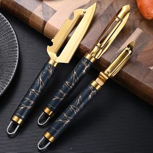 Set di Pelatrici Professionali Multifunzionali in Acciaio Inossidabile Antiruggine, Utensile da Cucina per Frutta, Verdura, Squame di Pesce, Mais - Product Image 2