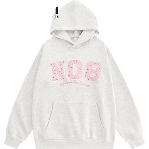 Nouveau design – Sweats à capuche surdimensionnés personnalisés pour femmes, coupe carrée de haute qualité, en tissu doux - Product Image 1
