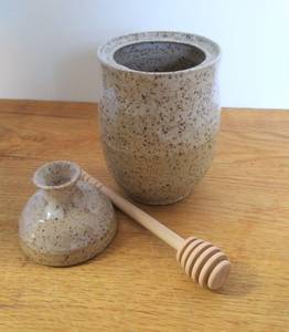 Natural Wood Eco-Friendly Honey Dripper with Long Handle and Mirror Polish <b>for</b> Camping Breakfast Accessories - Product Image 1